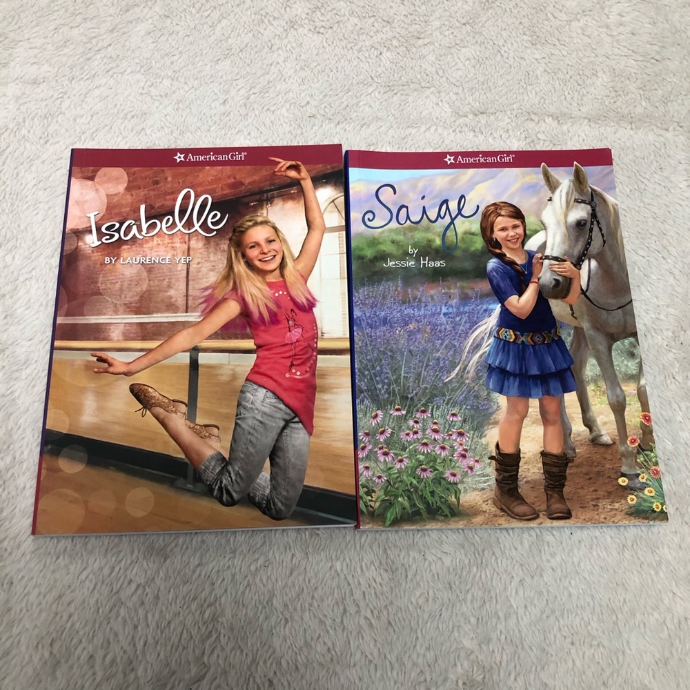 American Girl chapter books Saige and Isabelle